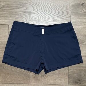 Vilebrequin Ferise Swim Board Shorts Navy Blue Size Small